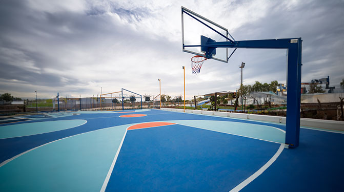 321 Sports Basketball court