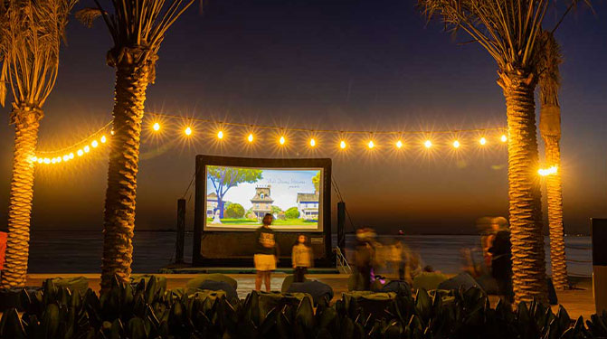 Outdoor cinema